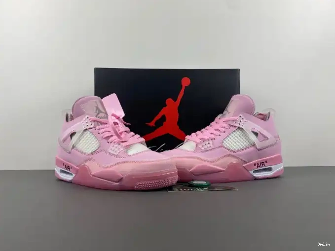 Bmlin Shoes X PINK 4 JORDAN OFF-WHITE 0613